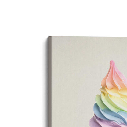 [Color:Stretched Canvas], Picture of the corner of the art