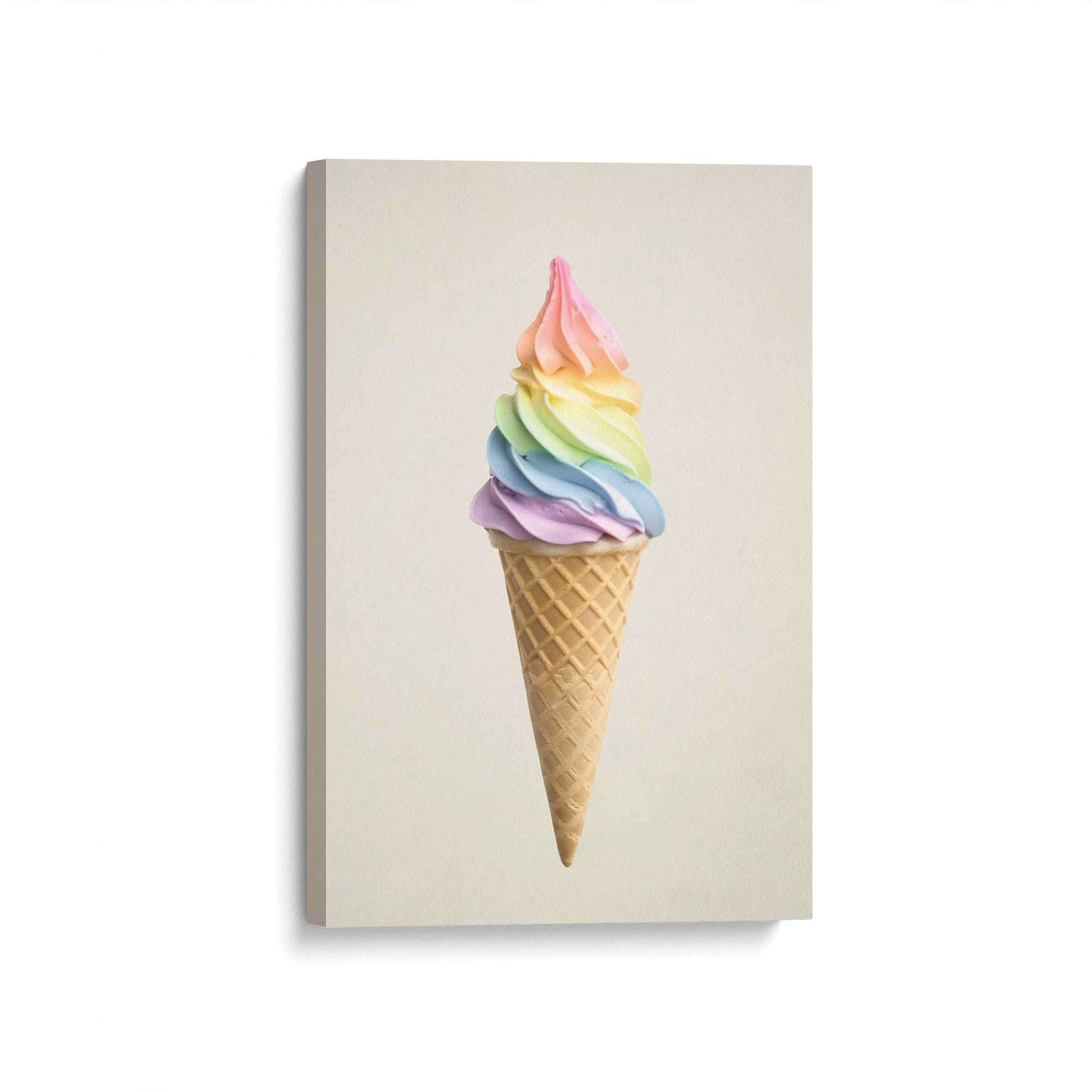 [Color:Stretched Canvas], Picture of art at an angle