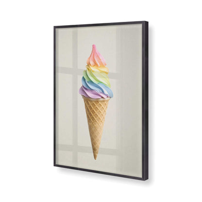 [Color:Weathered Zinc], Picture of art in a Weathered Zinc frame of the corner
