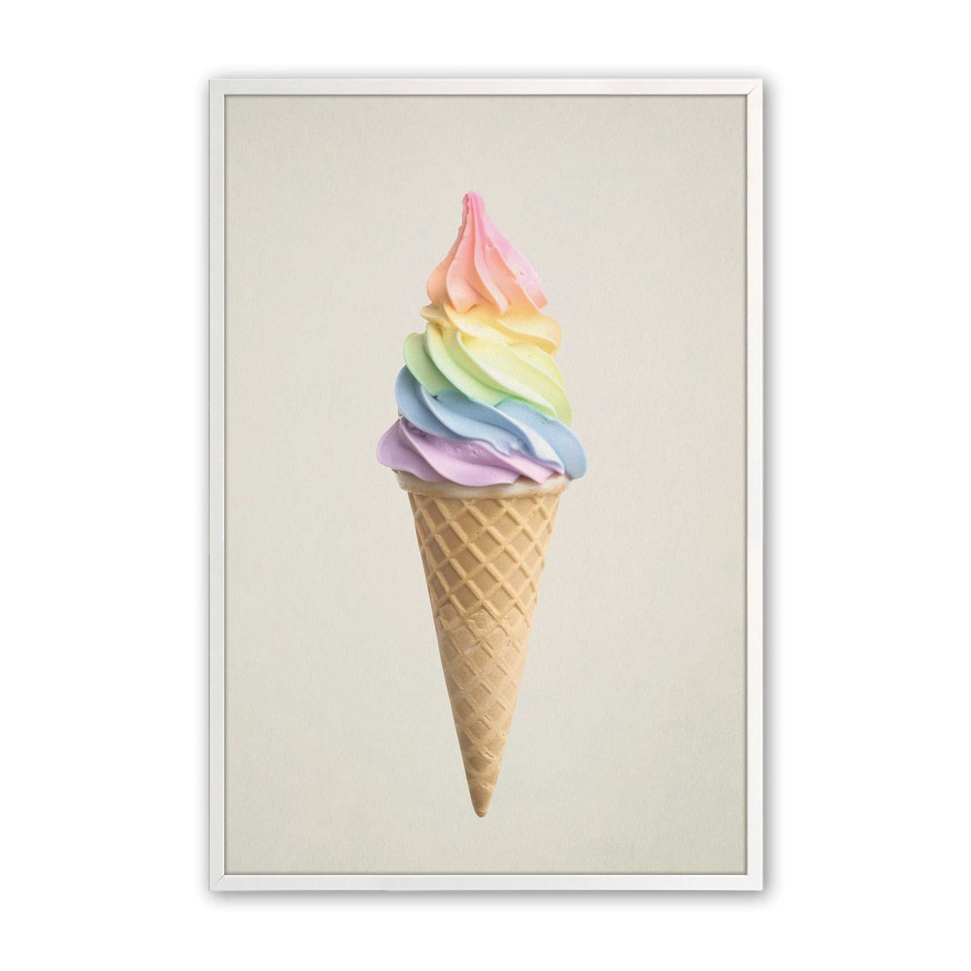[Color:Opaque White], Picture of art in a Opaque White frame