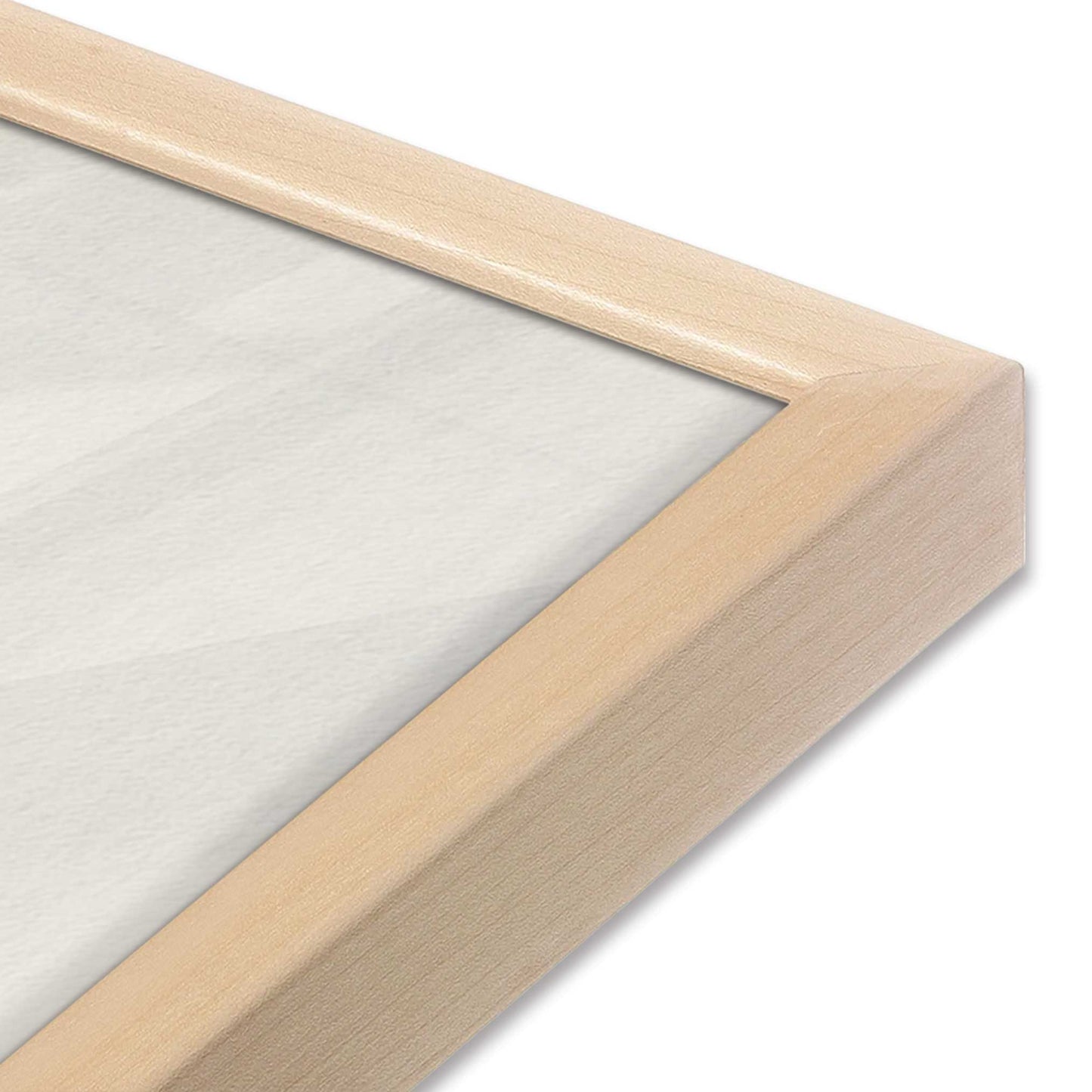[Color:Raw Maple], Picture of art in a Raw Maple frame at an angle