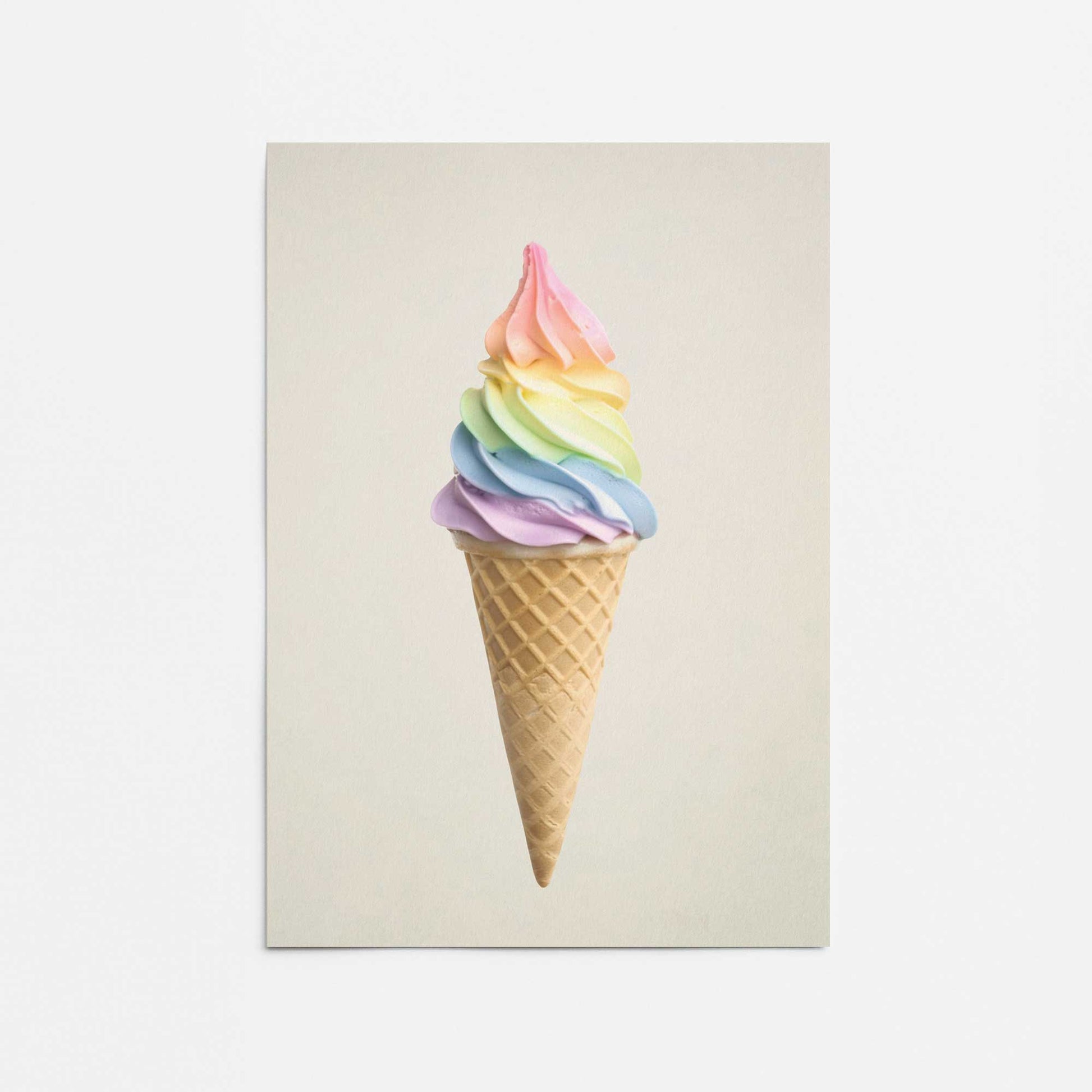 [color:Rolled Print], Picture of close up of art