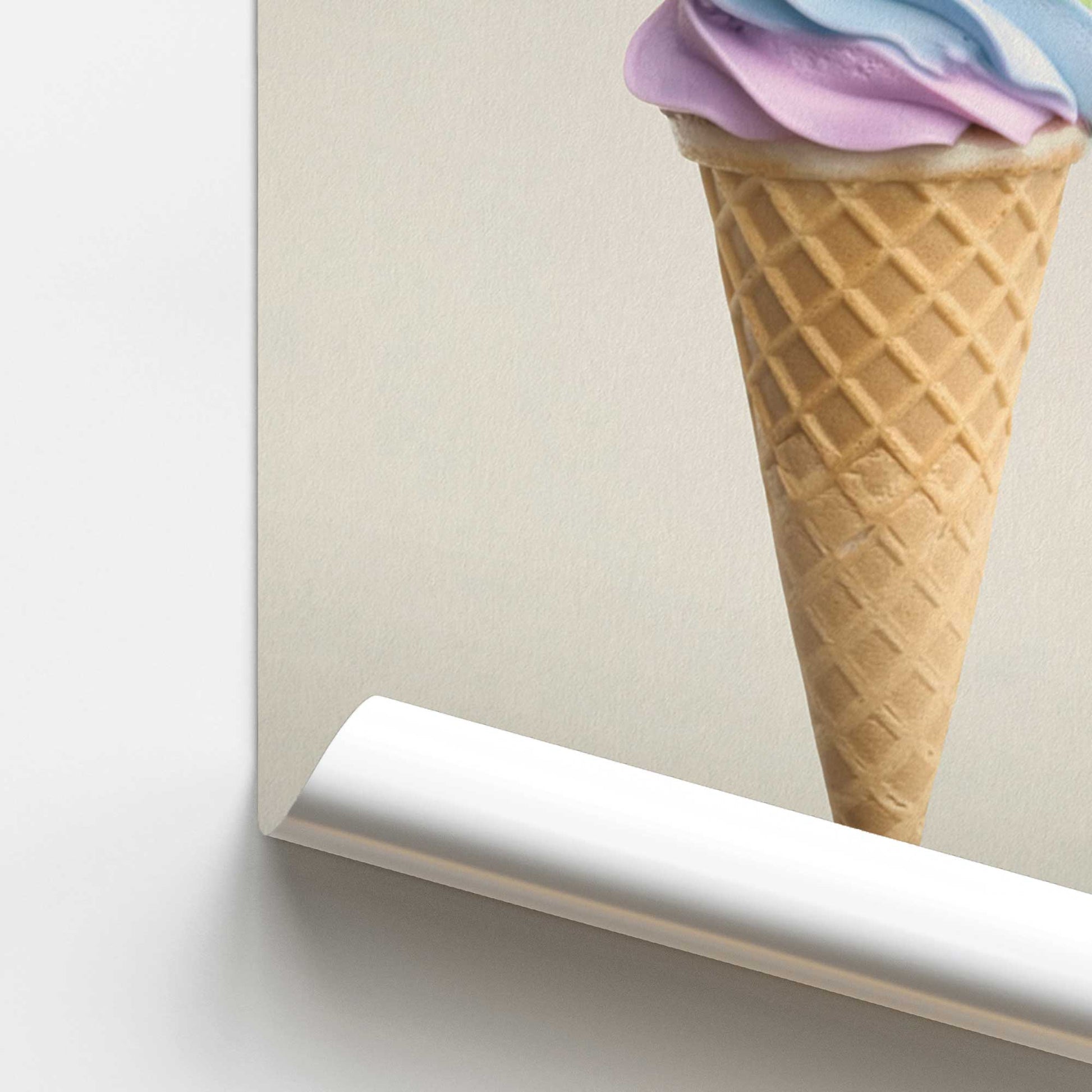 [color:Rolled Print], Picture of close up of art