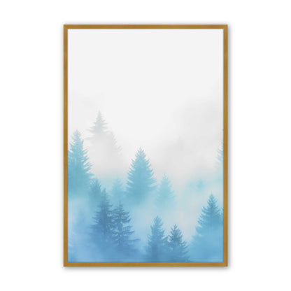 Winter Forest Art Print, Set of 3