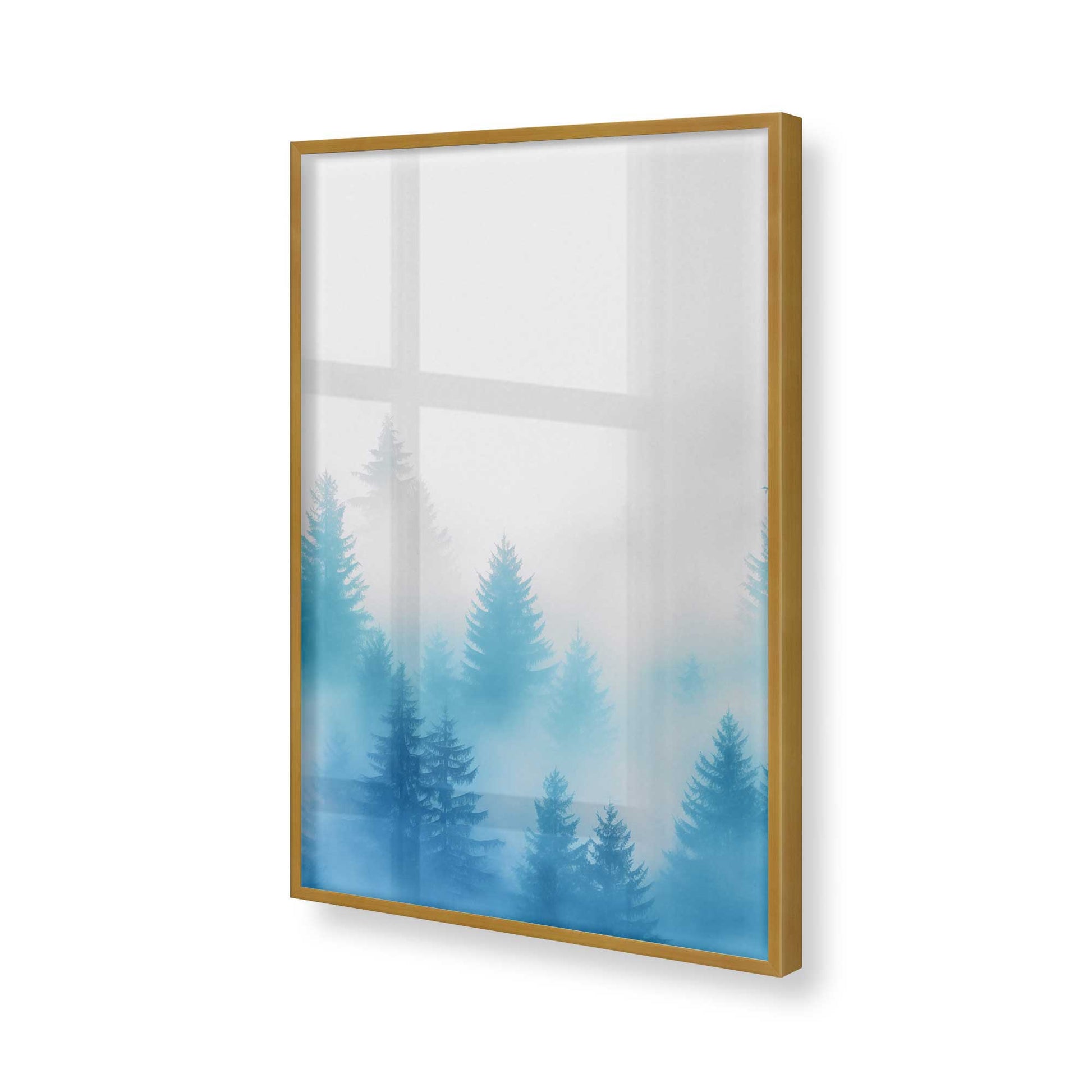 [Color:Polished Gold], Picture of art in a Polished Gold frame of the corner