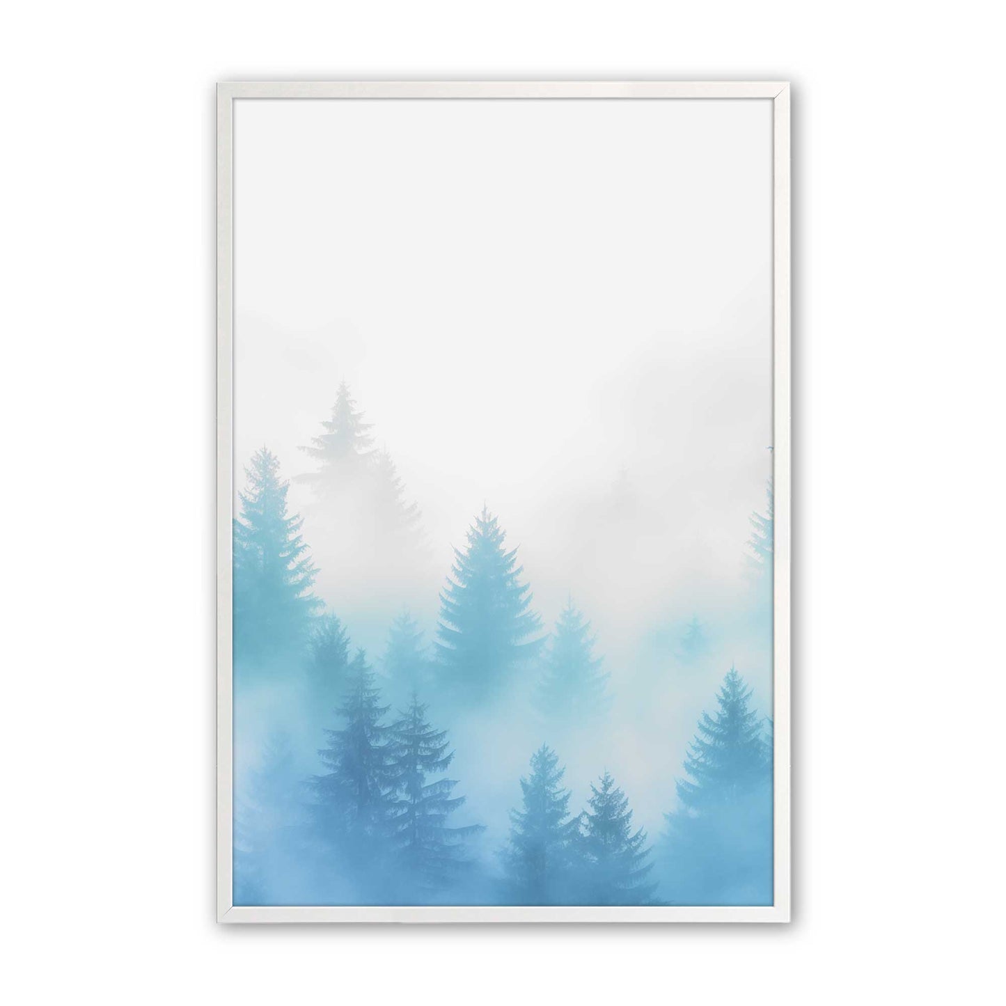 Winter Forest Art Print, Set of 3