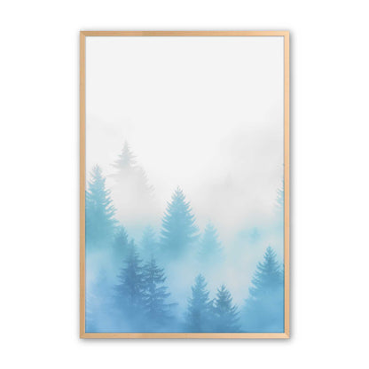Winter Forest Art Print, Set of 3