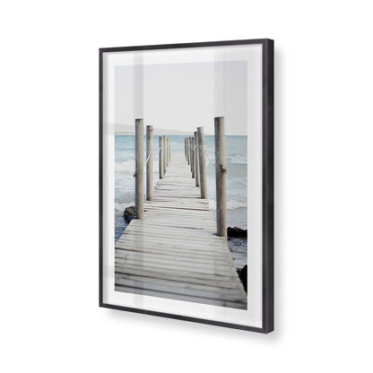 [Color:Weathered Zinc], Picture of art in a Weathered Zinc frame of the corner