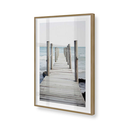 [Color:Brushed Gold], Picture of art in a Brushed Gold frame of the corner
