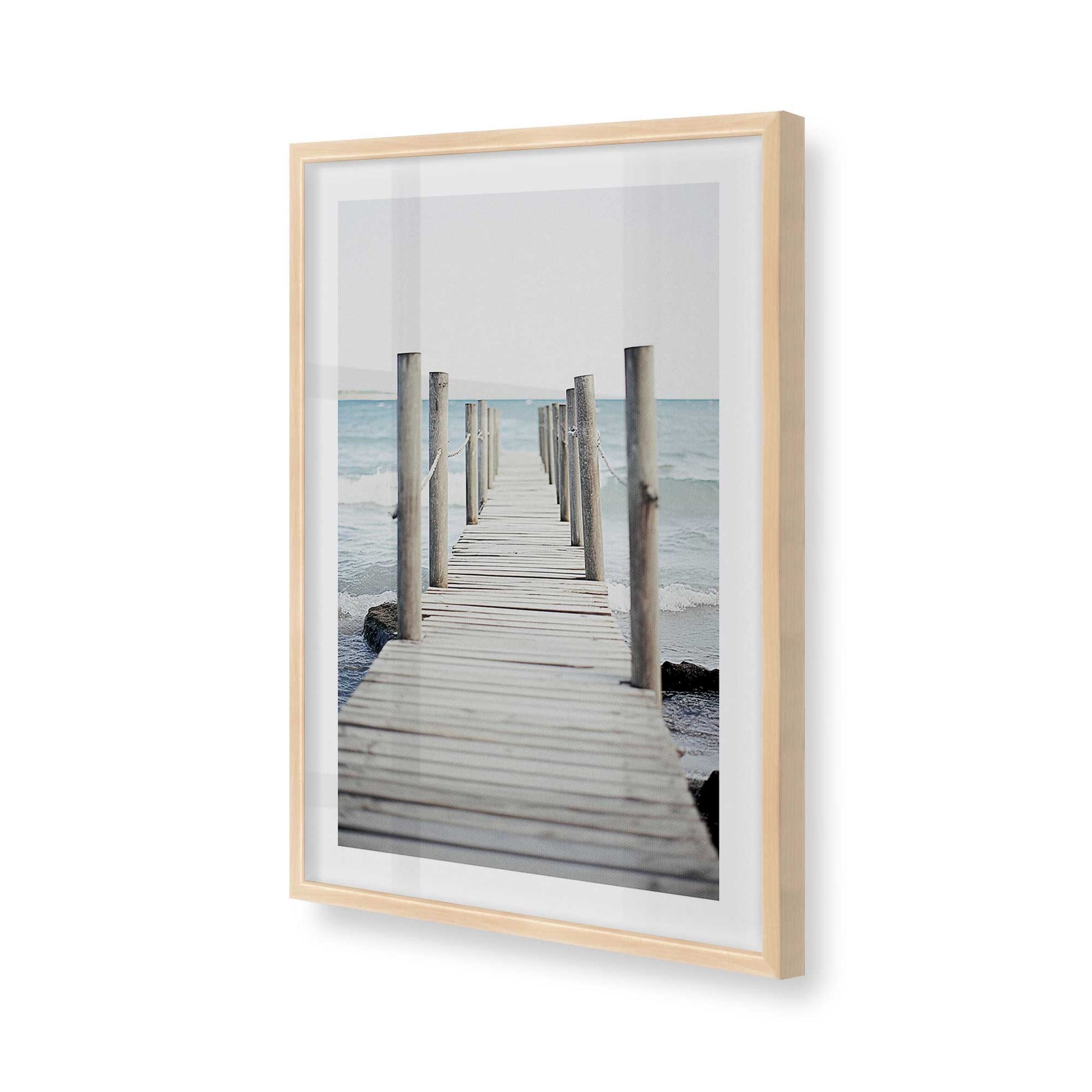 [Color:Raw Maple], Picture of art in a Raw Maple frame of the corner