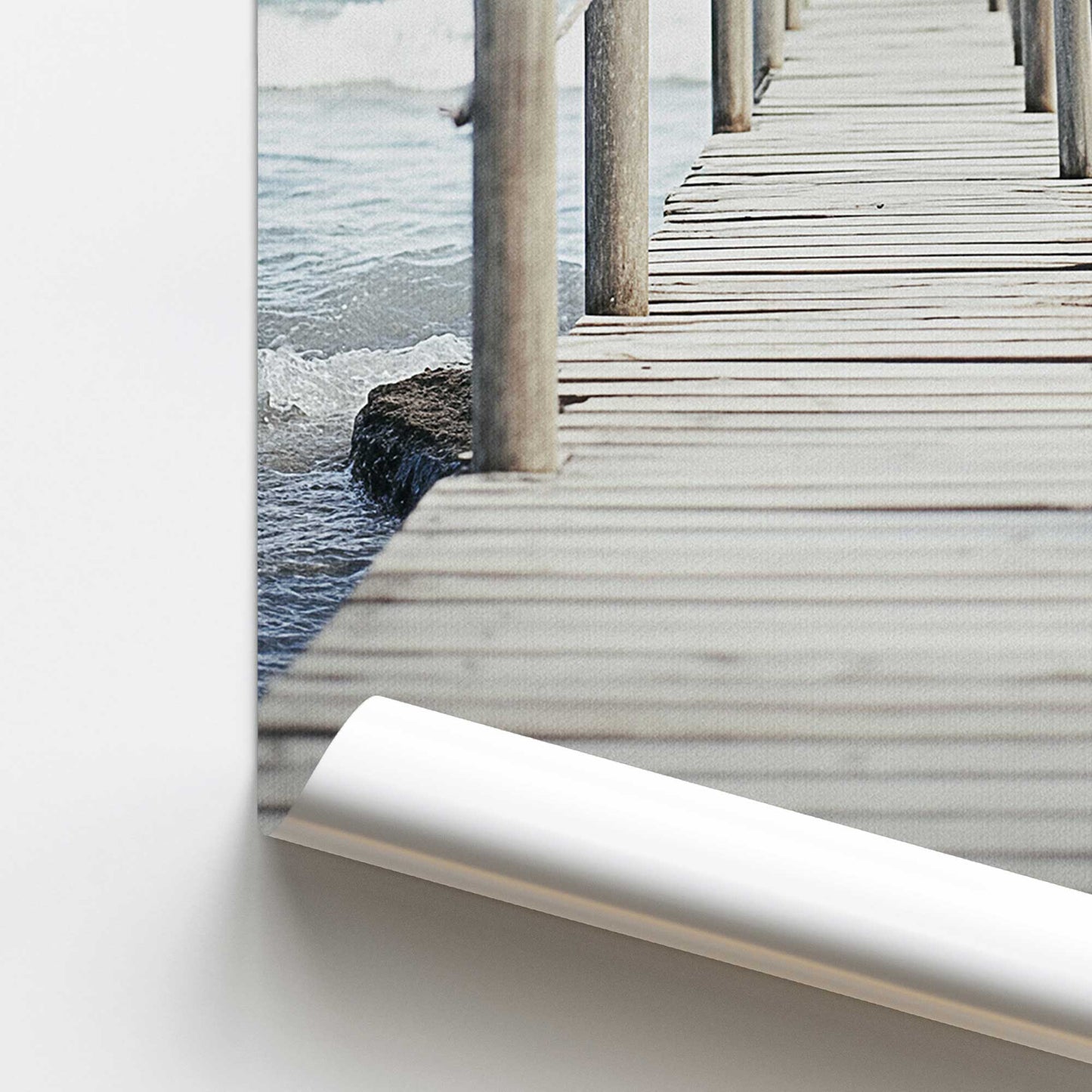 [color:Rolled Print], Picture of close up of art