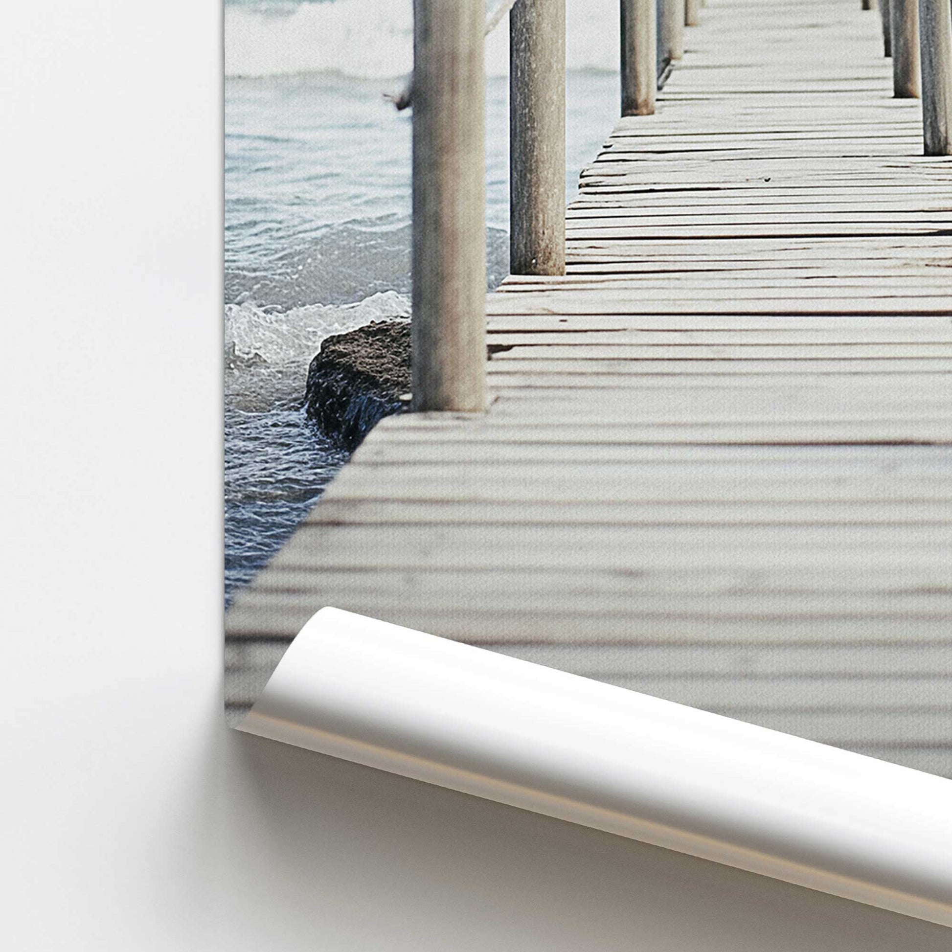 [color:Rolled Print], Picture of close up of art