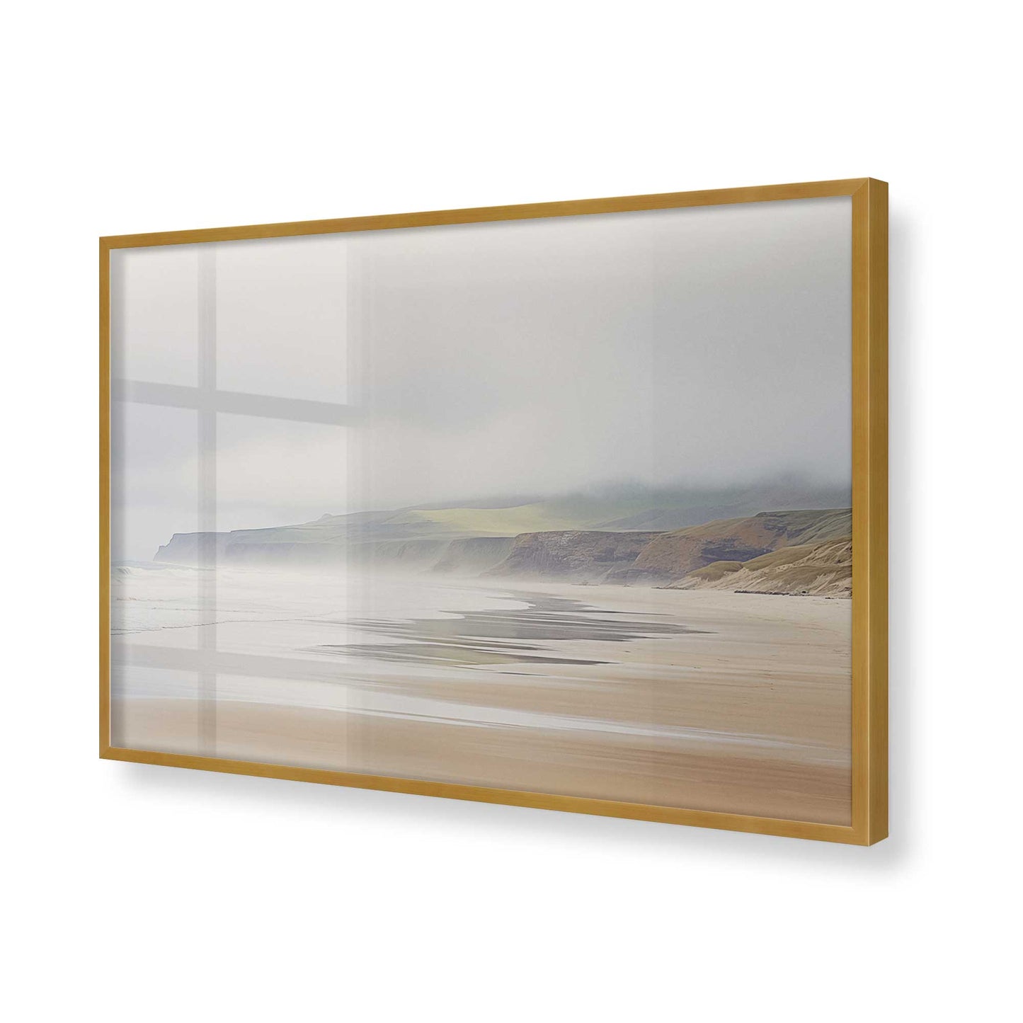 [Color:Polished Gold], Picture of art in a Polished Gold frame of the corner