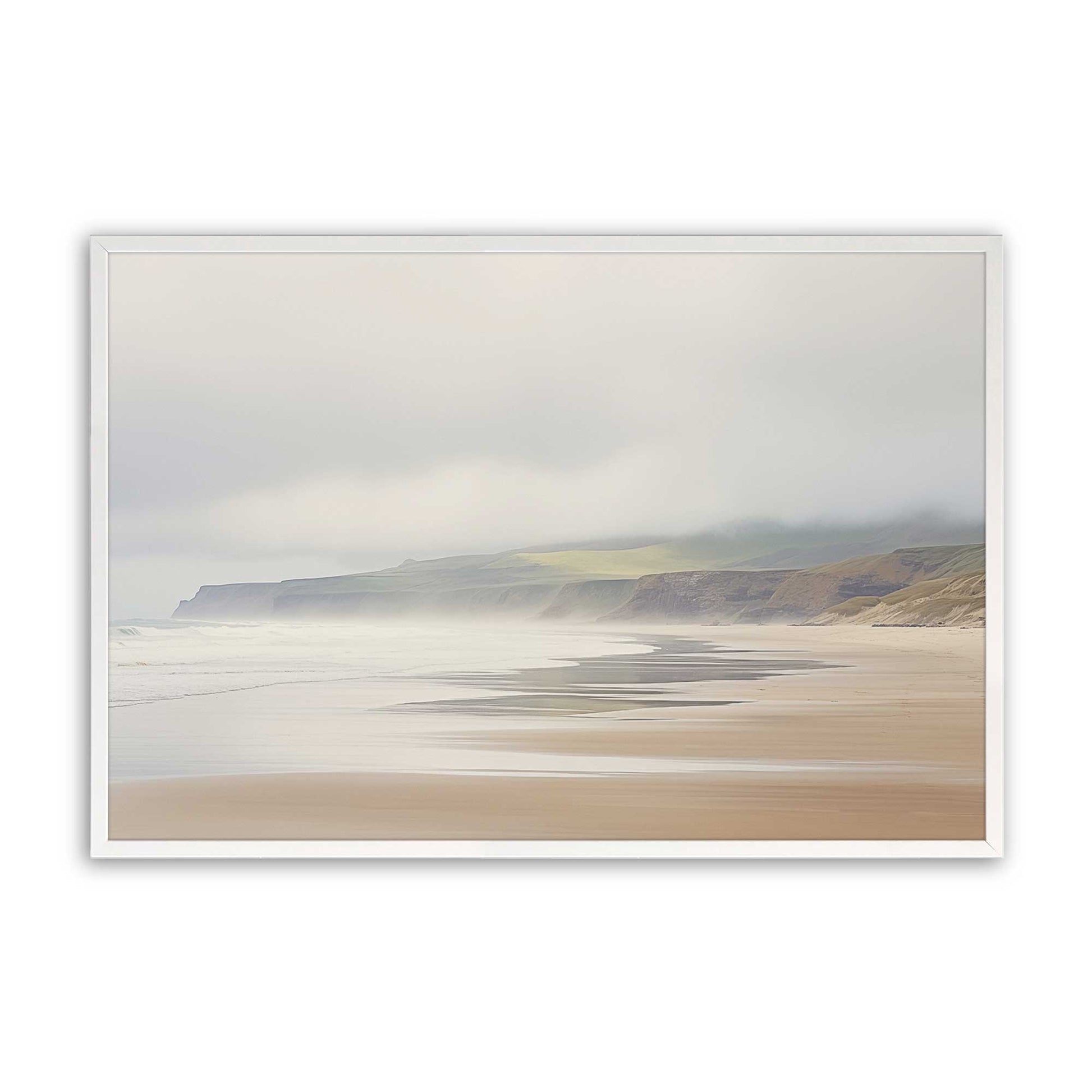 [Color:Opaque White], Picture of art in a Opaque White frame