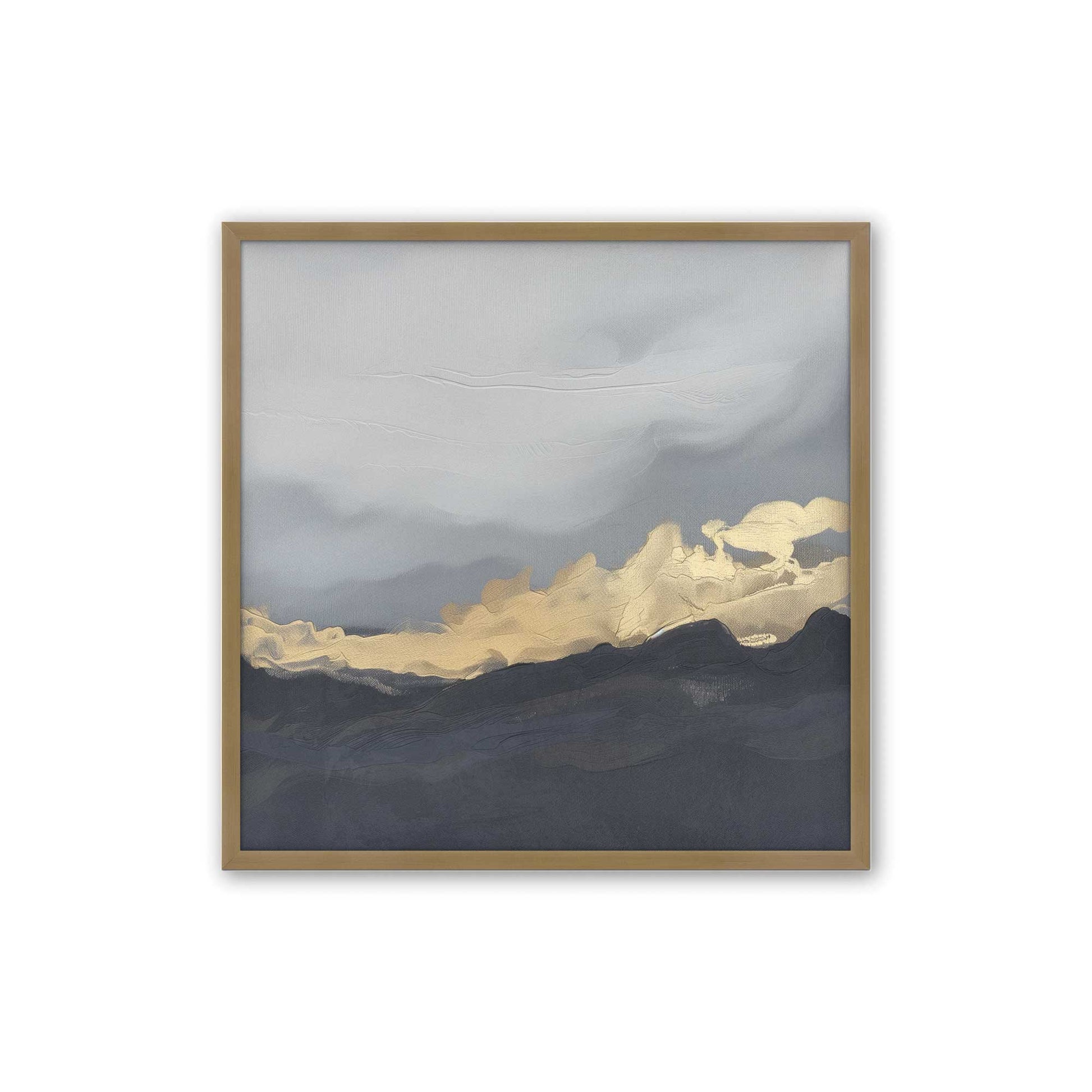 [Color:Brushed Gold], Picture of art in a Brushed Gold frame