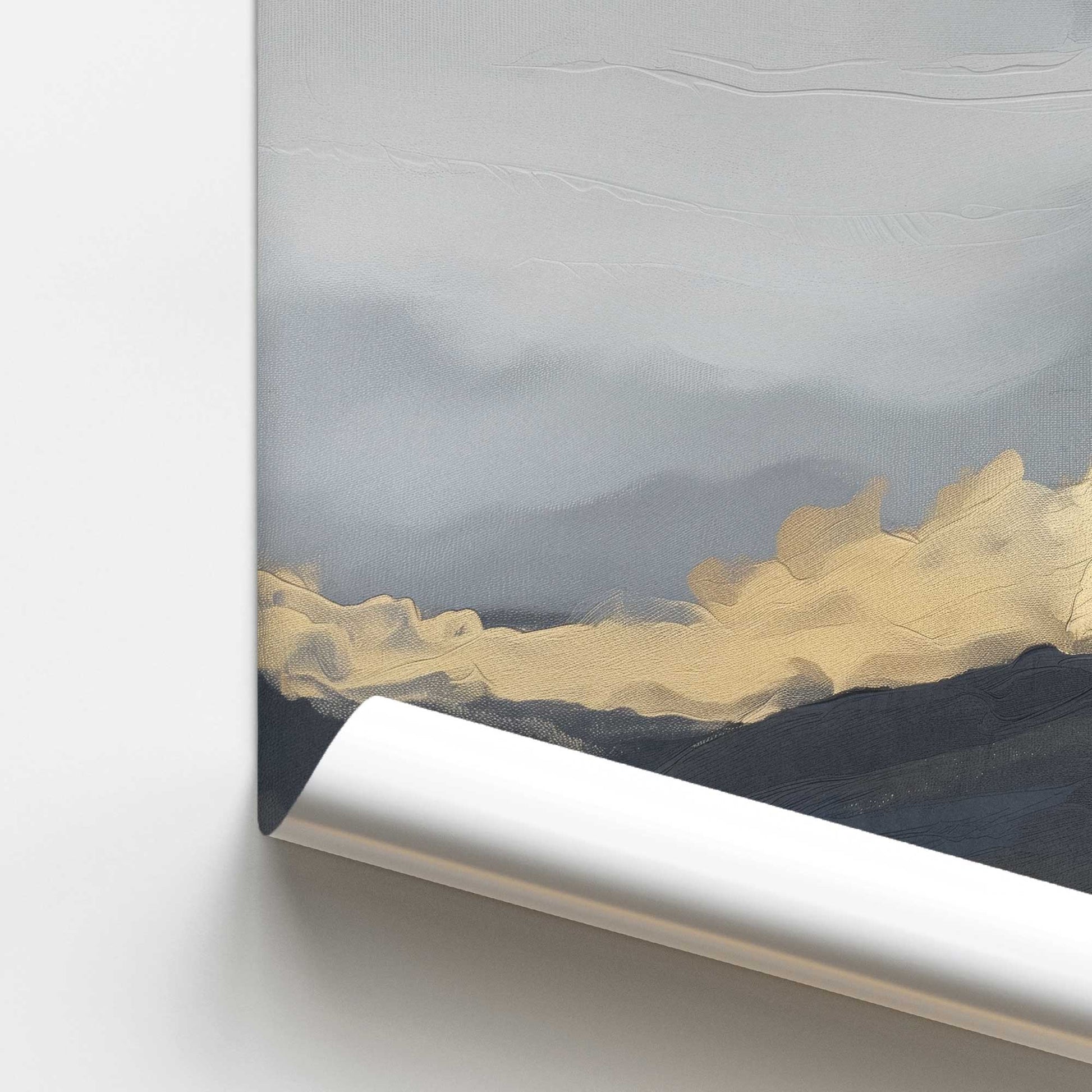 [color:Rolled Print], Picture of close up of art