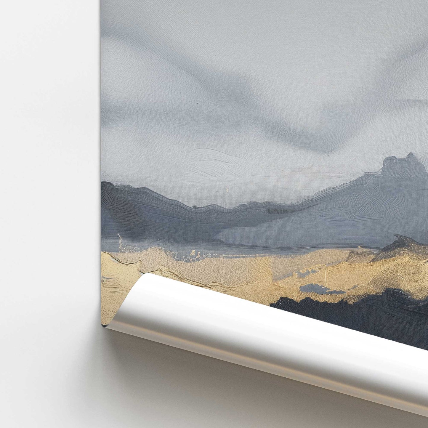 [color:Rolled Print], Picture of close up of art