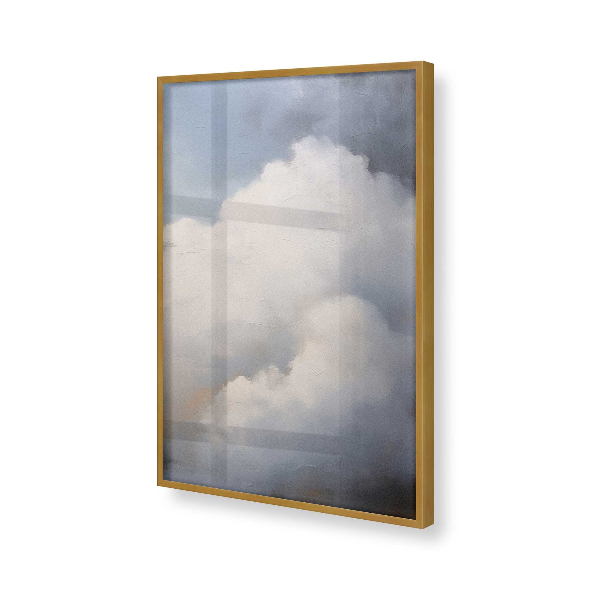[Color:Polished Gold], Picture of art in a Polished Gold frame of the corner