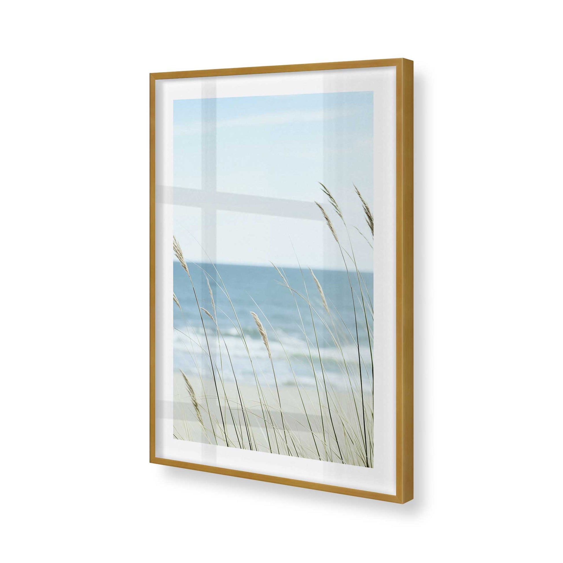 [Color:Polished Gold], Picture of art in a Polished Gold frame of the corner