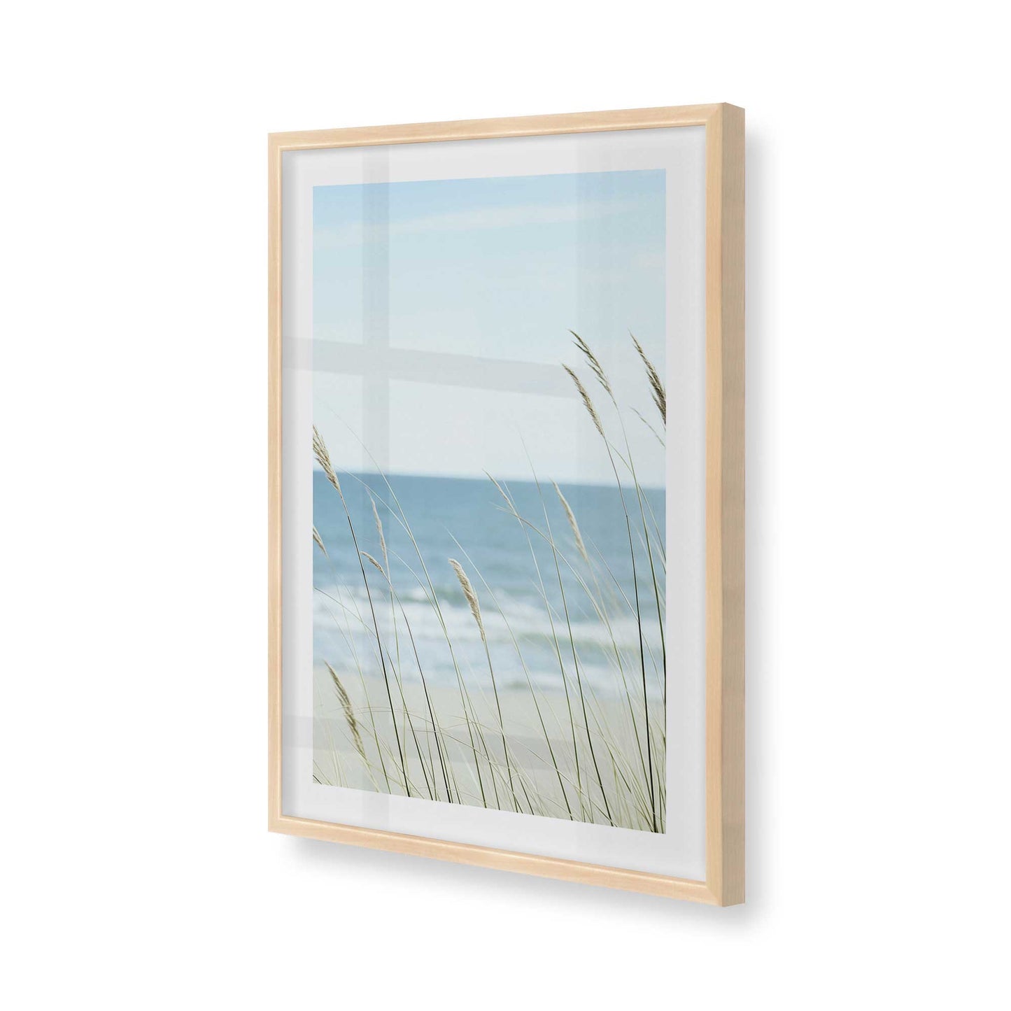 [Color:Raw Maple], Picture of art in a Raw Maple frame of the corner