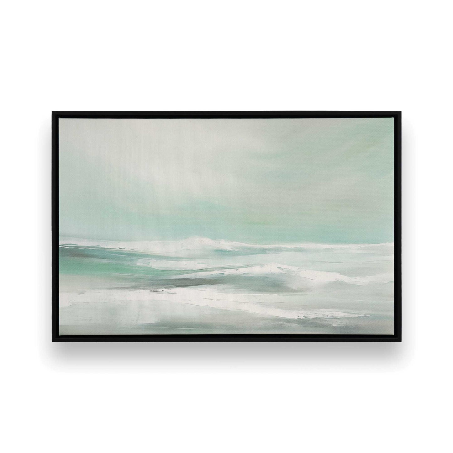 [Color:Satin Black], Picture of art in a Satin Black frame