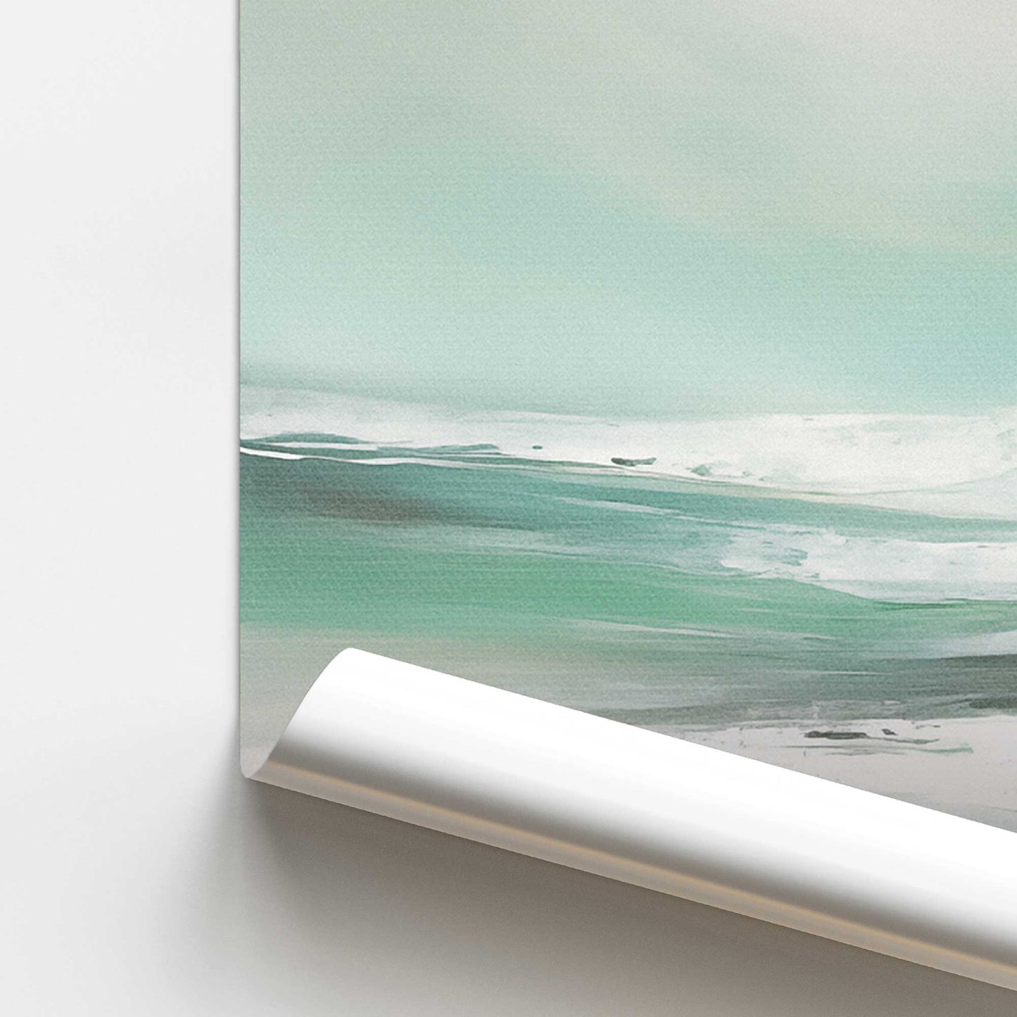 [color:Rolled Print], Picture of close up of art