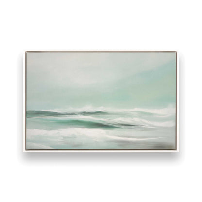 [Color:Opaque White], Picture of art in a White frame