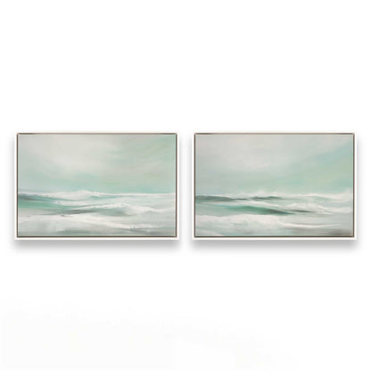 [Color:Opaque White], Picture of art in a White frame