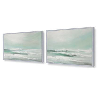 [Color:Polished Chrome], Picture of art in a Polished Chrome frame at an angle