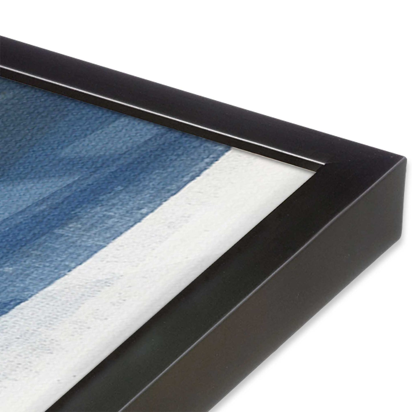 [Color:Weathered Zinc], Picture of art in a Weathered Zinc frame of the corner