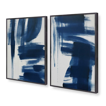 [Color:Weathered Zinc], Picture of art in a Weathered Zinc frame at an angle