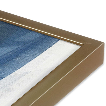 [Color:Brushed Gold], Picture of art in a Brushed Gold frame of the corner