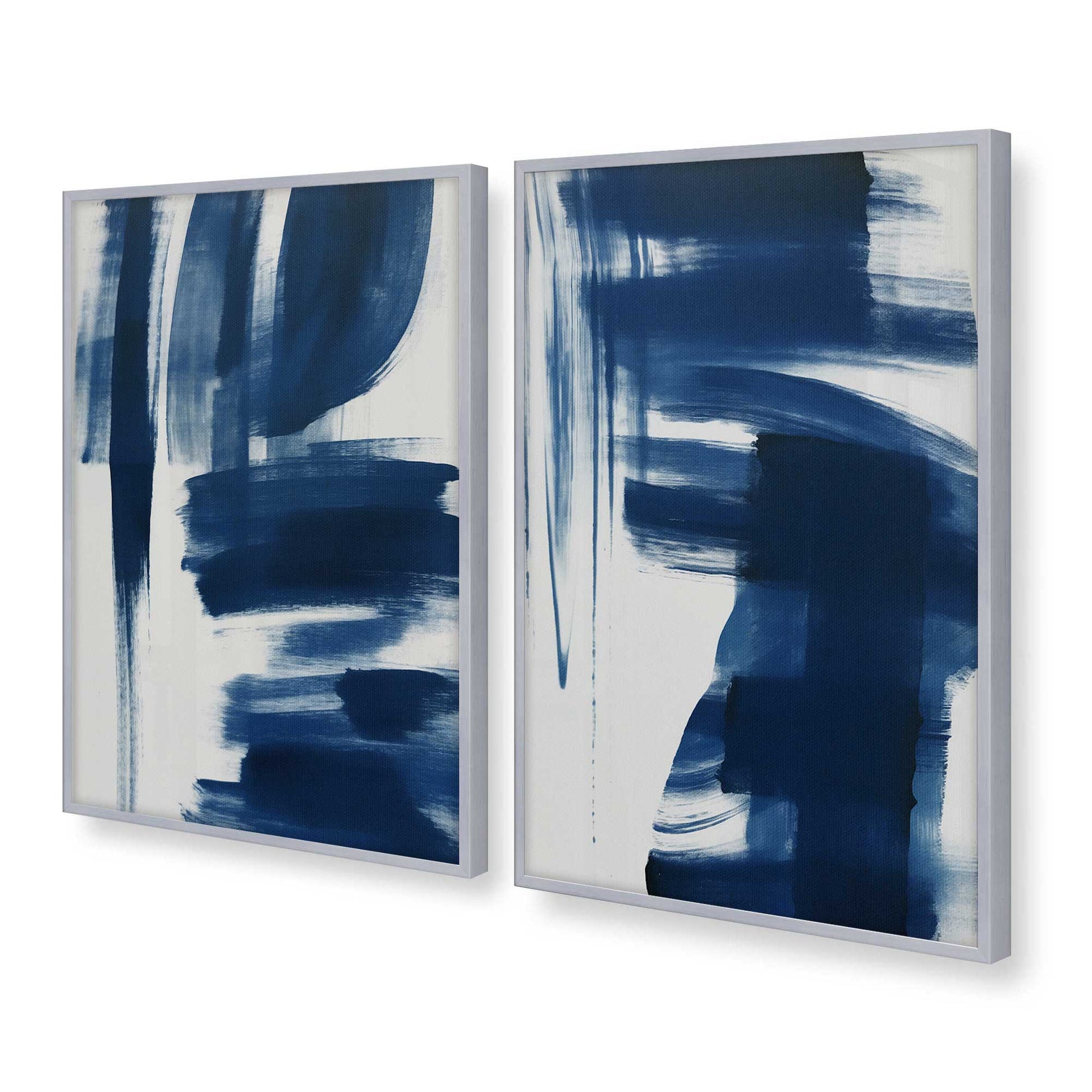 [Color:Polished Chrome], Picture of art in a Polished Chrome frame at an angle