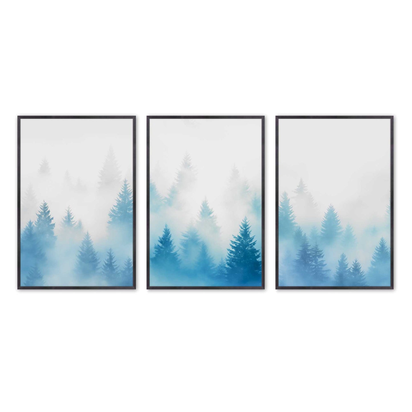 [Color:Weathered Zinc], Picture of art in a Weathered Zinc frame at an angle