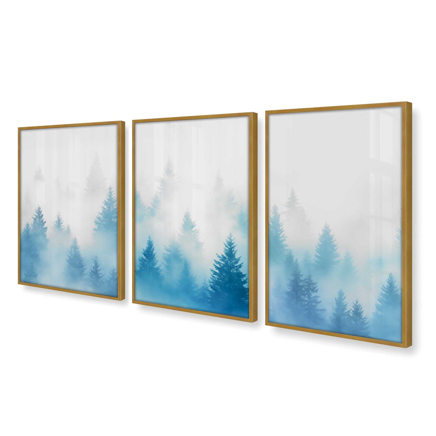 [Color:Polished Gold], Picture of art in a Polished Gold frame of the corner