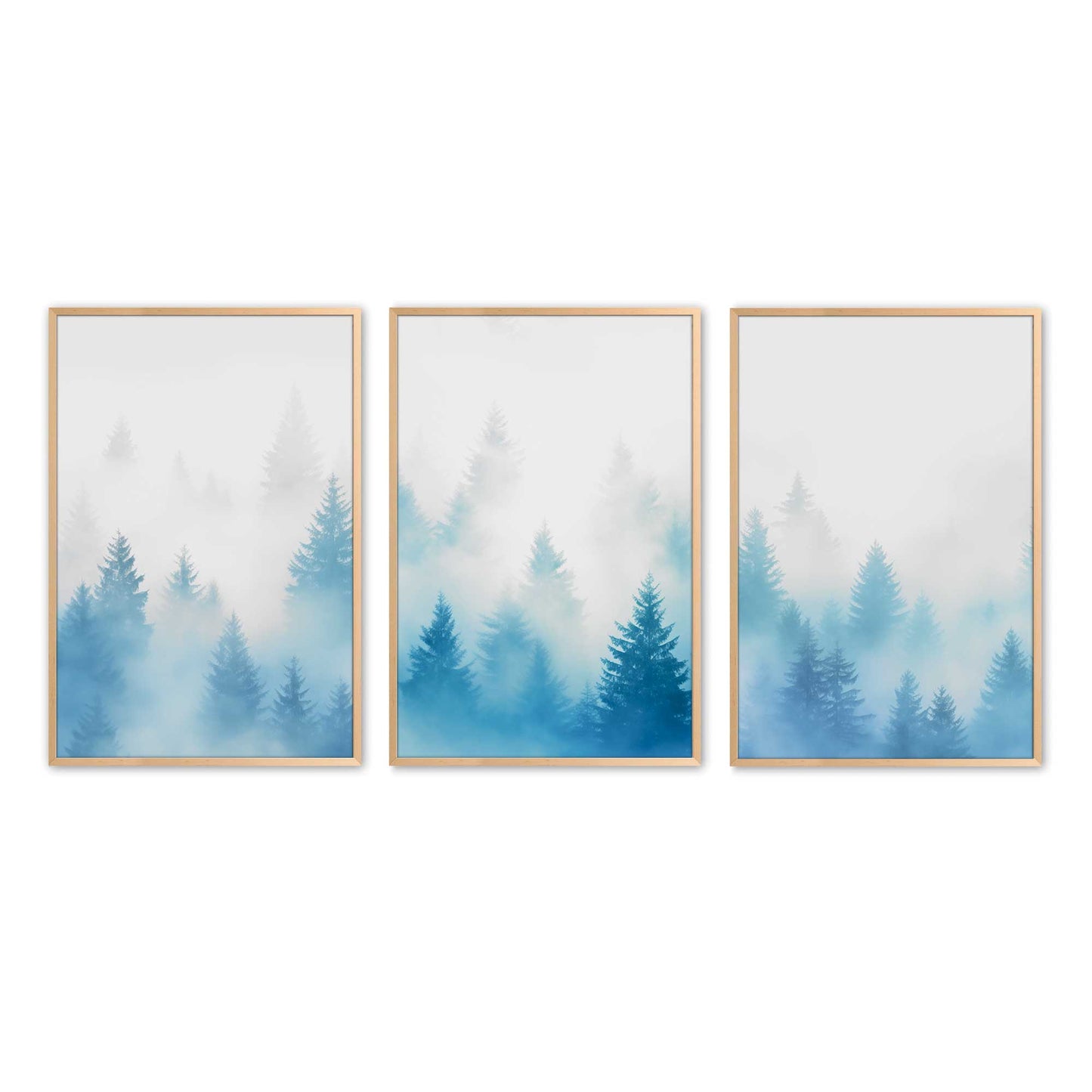 [Color:Raw Maple], Picture of art in a Raw Maple frame at an angle