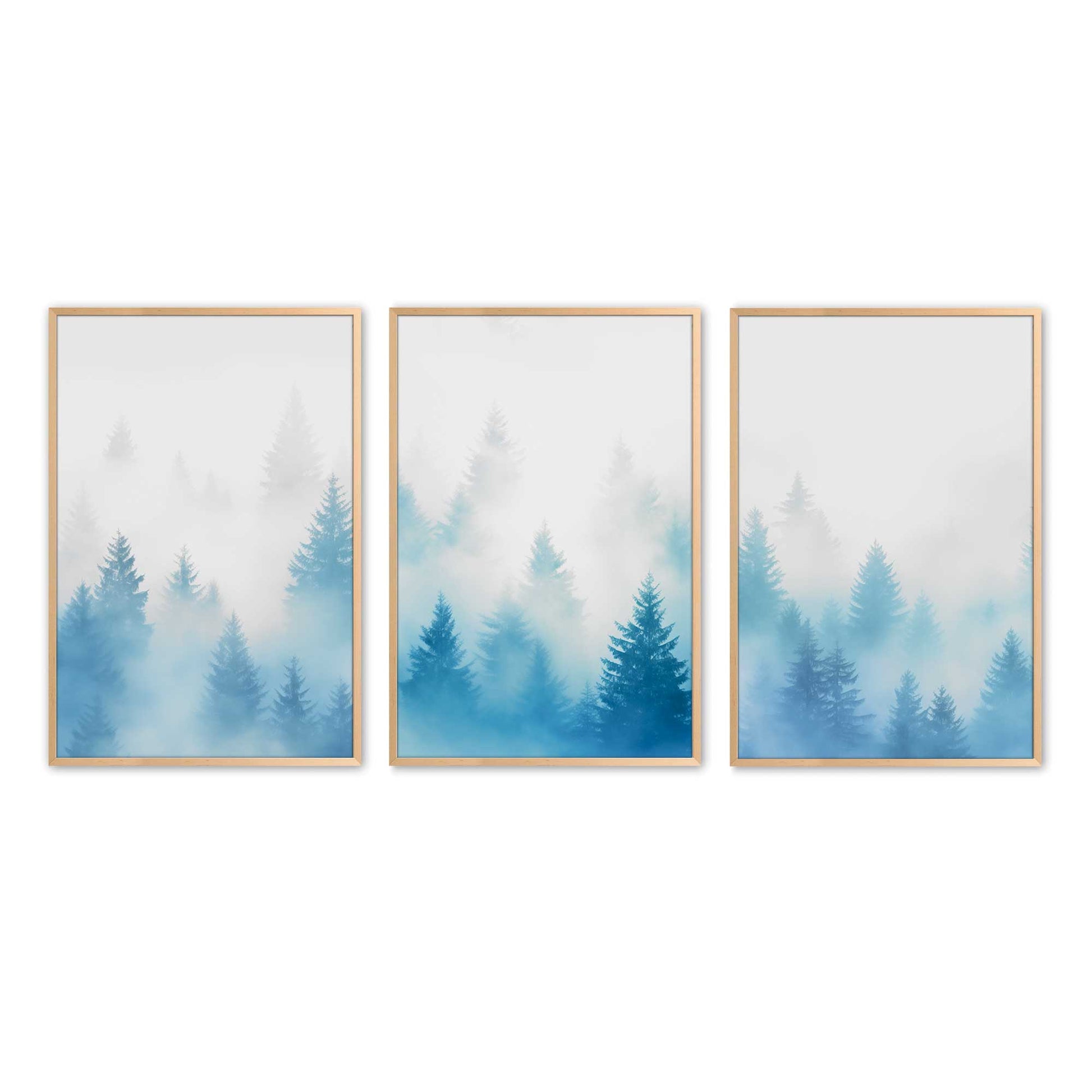 [Color:Raw Maple], Picture of art in a Raw Maple frame at an angle