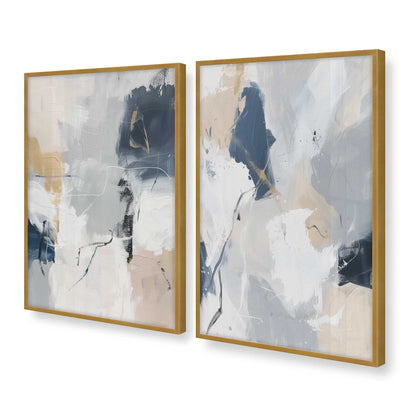[Color:Polished Gold], Picture of art in a Polished Gold frame at an angle