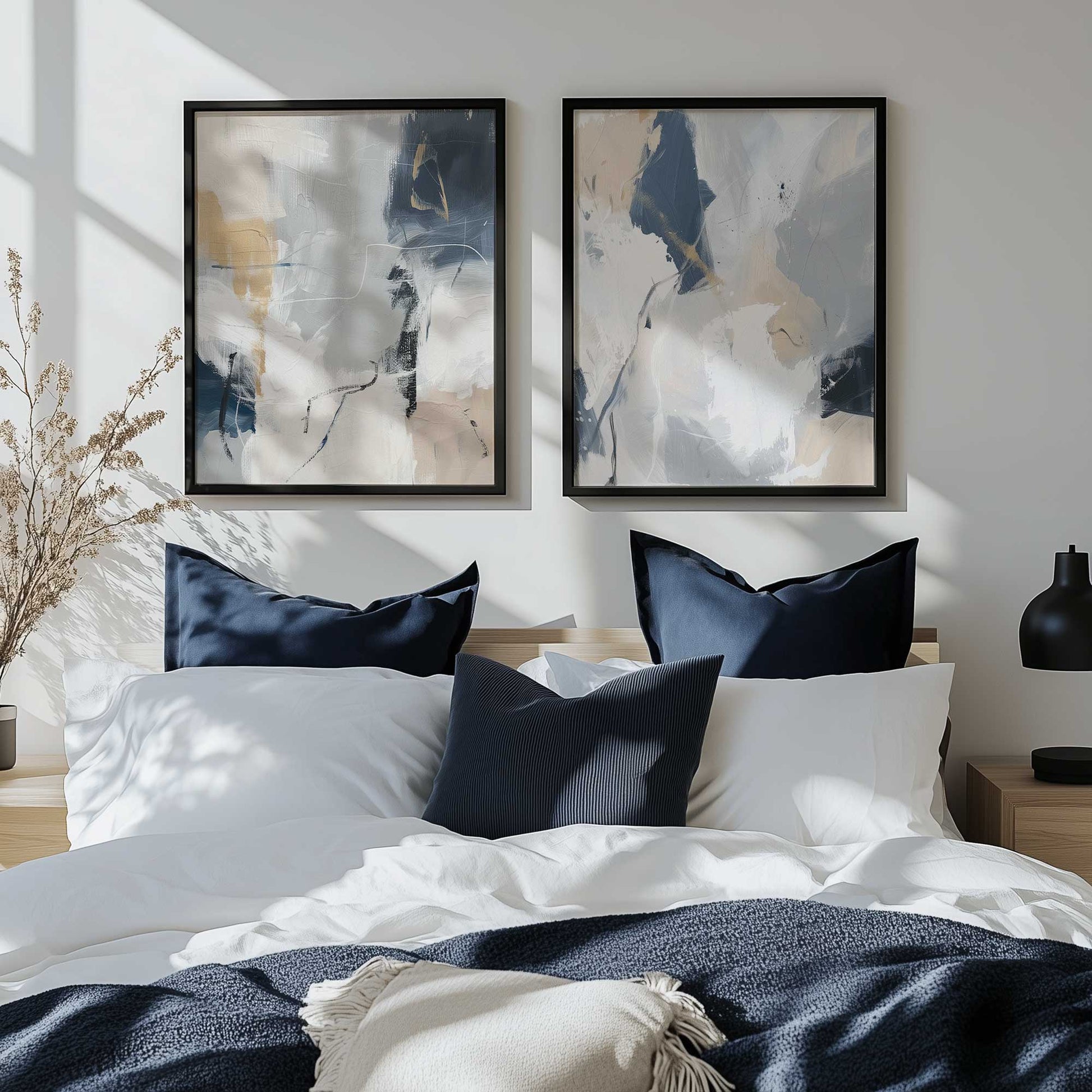 [Color:Brushed Gold], Picture of art in a Brushed Gold frame