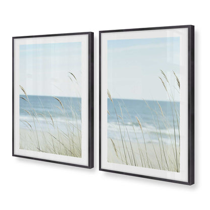 [Color:Weathered Zinc], Picture of art in a Weathered Zinc frame at an angle