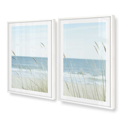 [Color:Opaque White], Picture of art in a Opaque White frame at an angle
