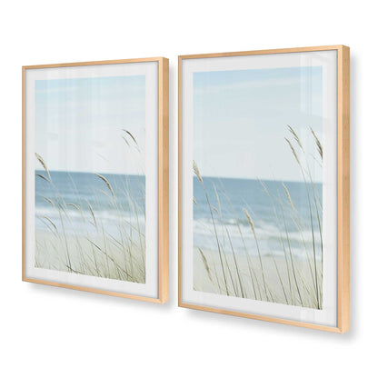 [Color:Raw Maple], Picture of art in a Raw Maple frame at an angle