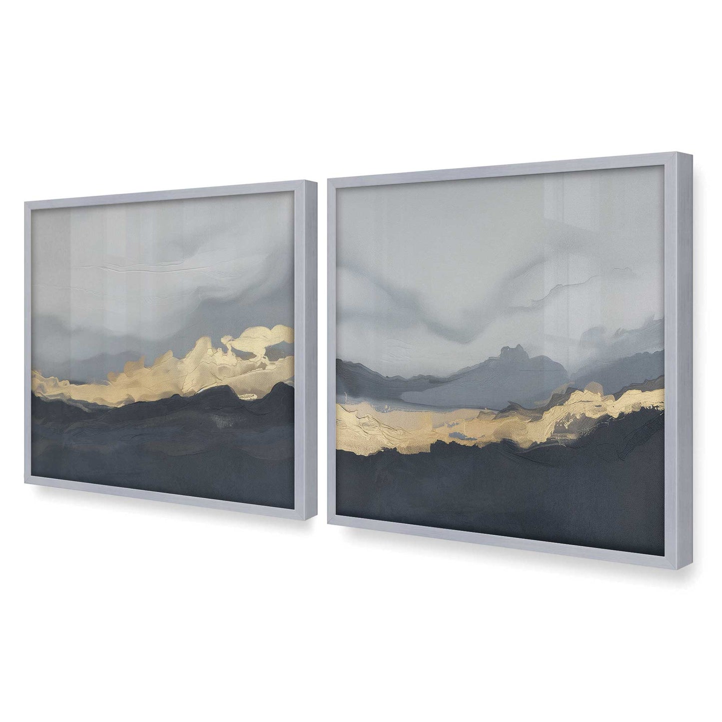 [Color:Polished Chrome], Picture of art in a Polished Chrome frame of the corner