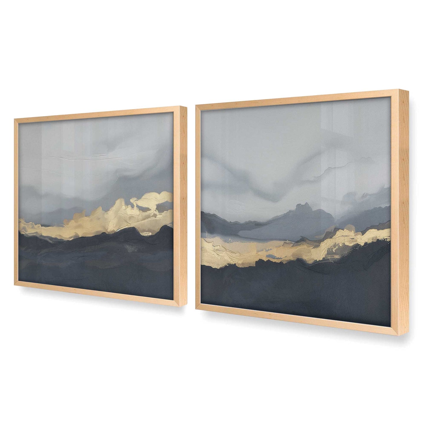 [Color:Raw Maple], Picture of art in a Raw Maple frame at an angle