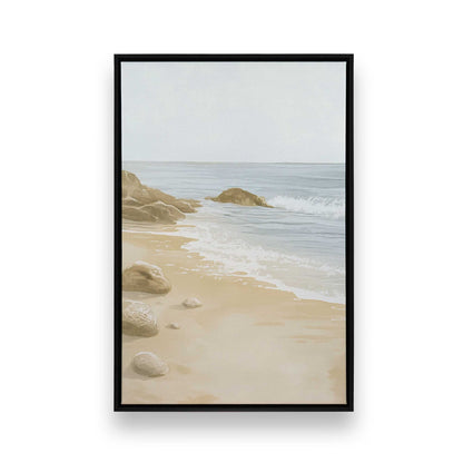[Color:Satin Black], Picture of art in a Satin Black frame