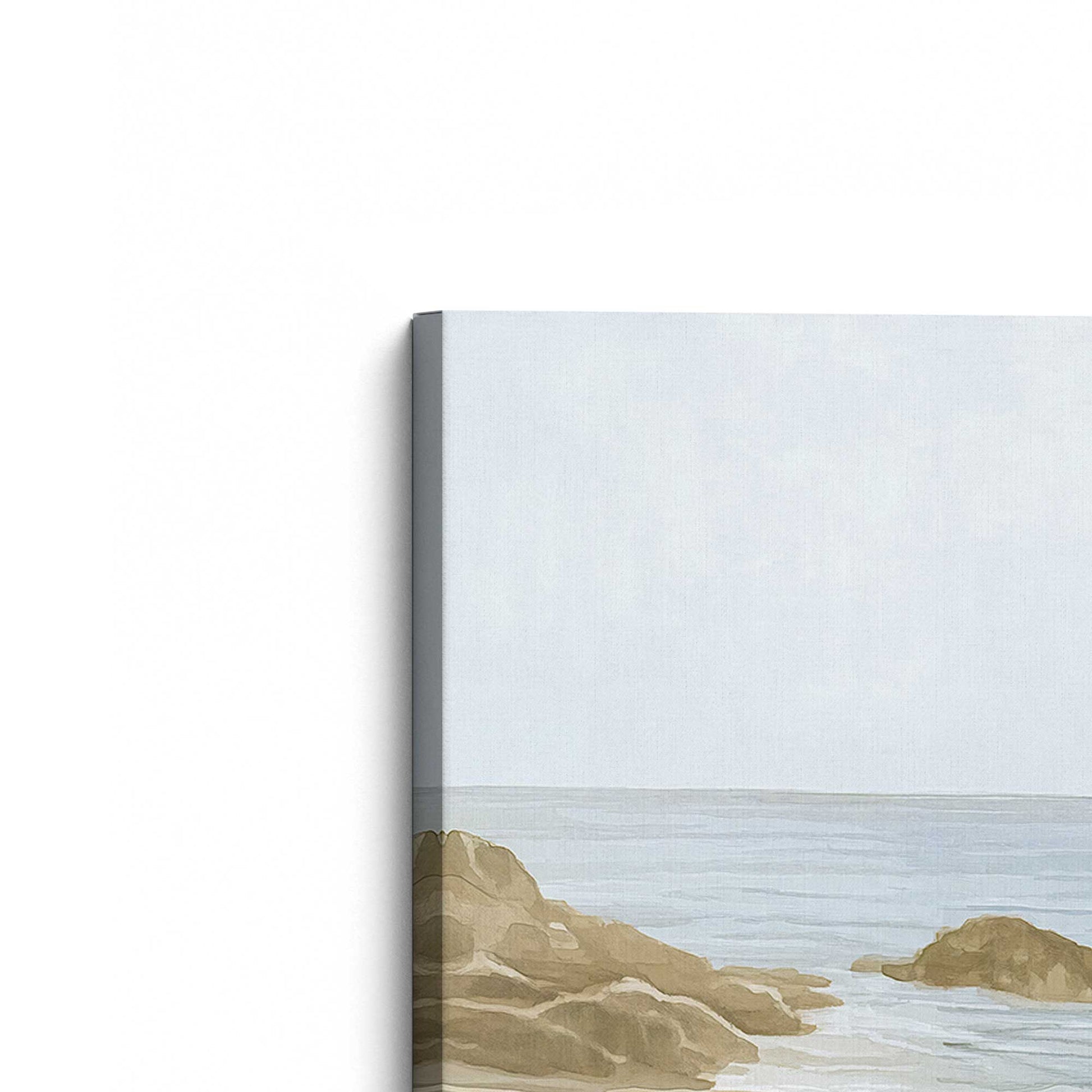[Color:Stretched Canvas], Picture of the corner of the art