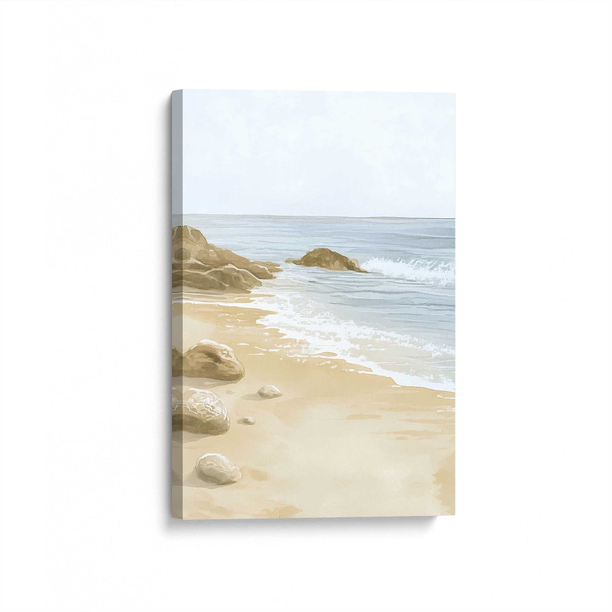 [Color:Stretched Canvas], Picture of art at an angle