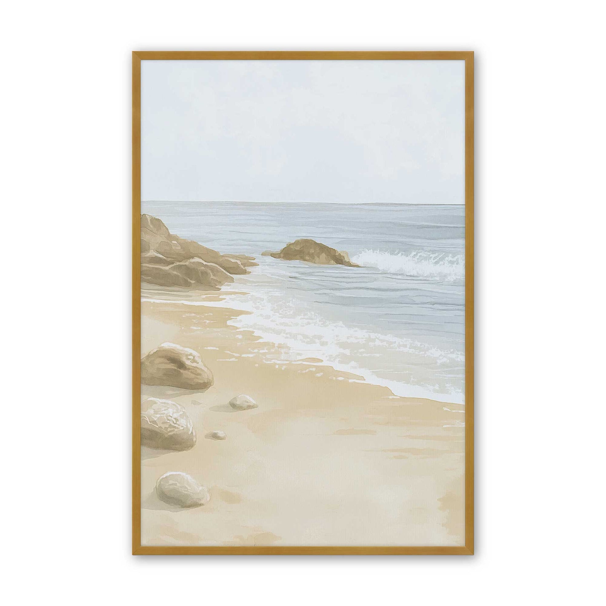 [Color:Polished Gold], Picture of art in a Polished Gold frame