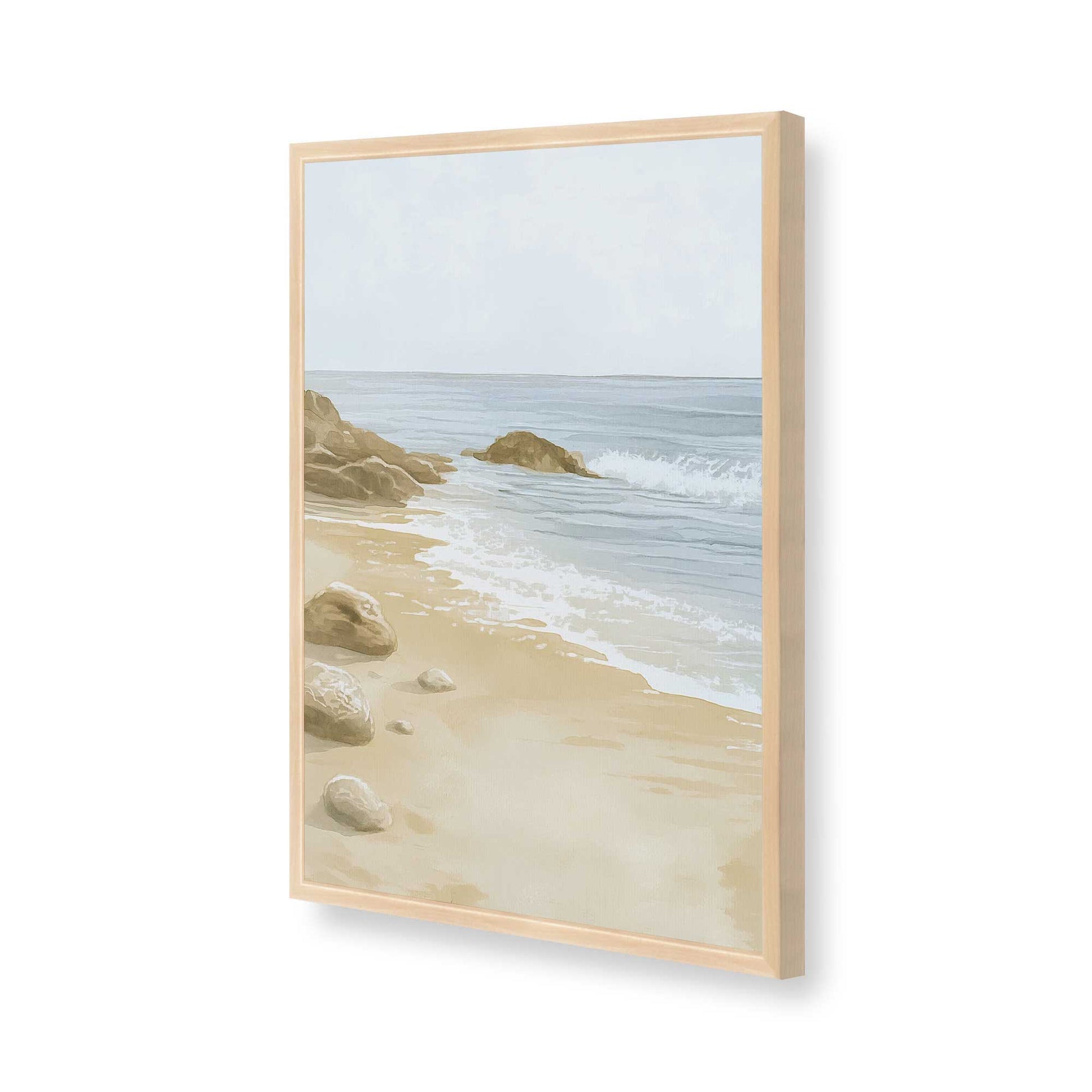 [Color:Raw Maple], Picture of art in a Raw Maple frame of the corner