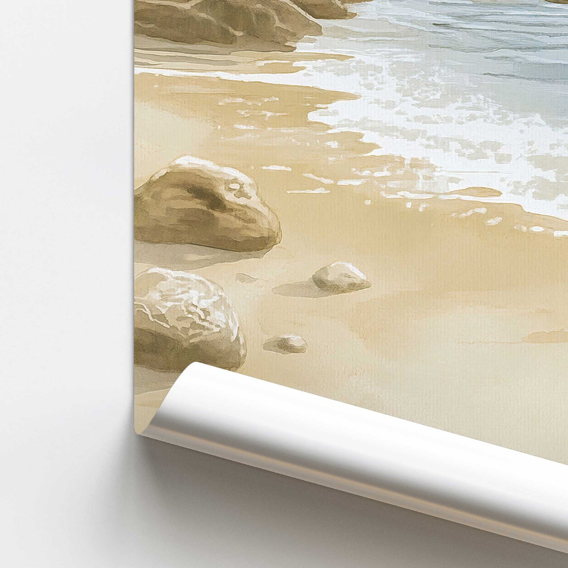[Color:Rolled Print], Picture of close up of art